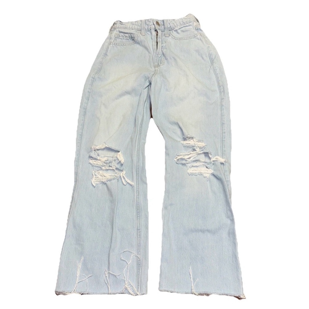 Hollister Women’s 000s Ultra High Rise Baggy 100% Cotton / 24x25” / Preppy Comfy